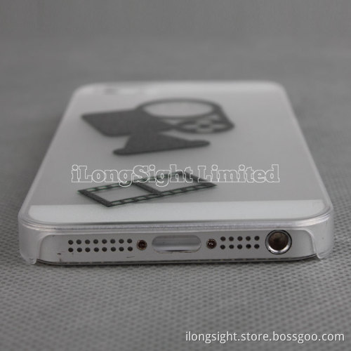 Applus fashion creative Clear Plastic Case For iPhone 5